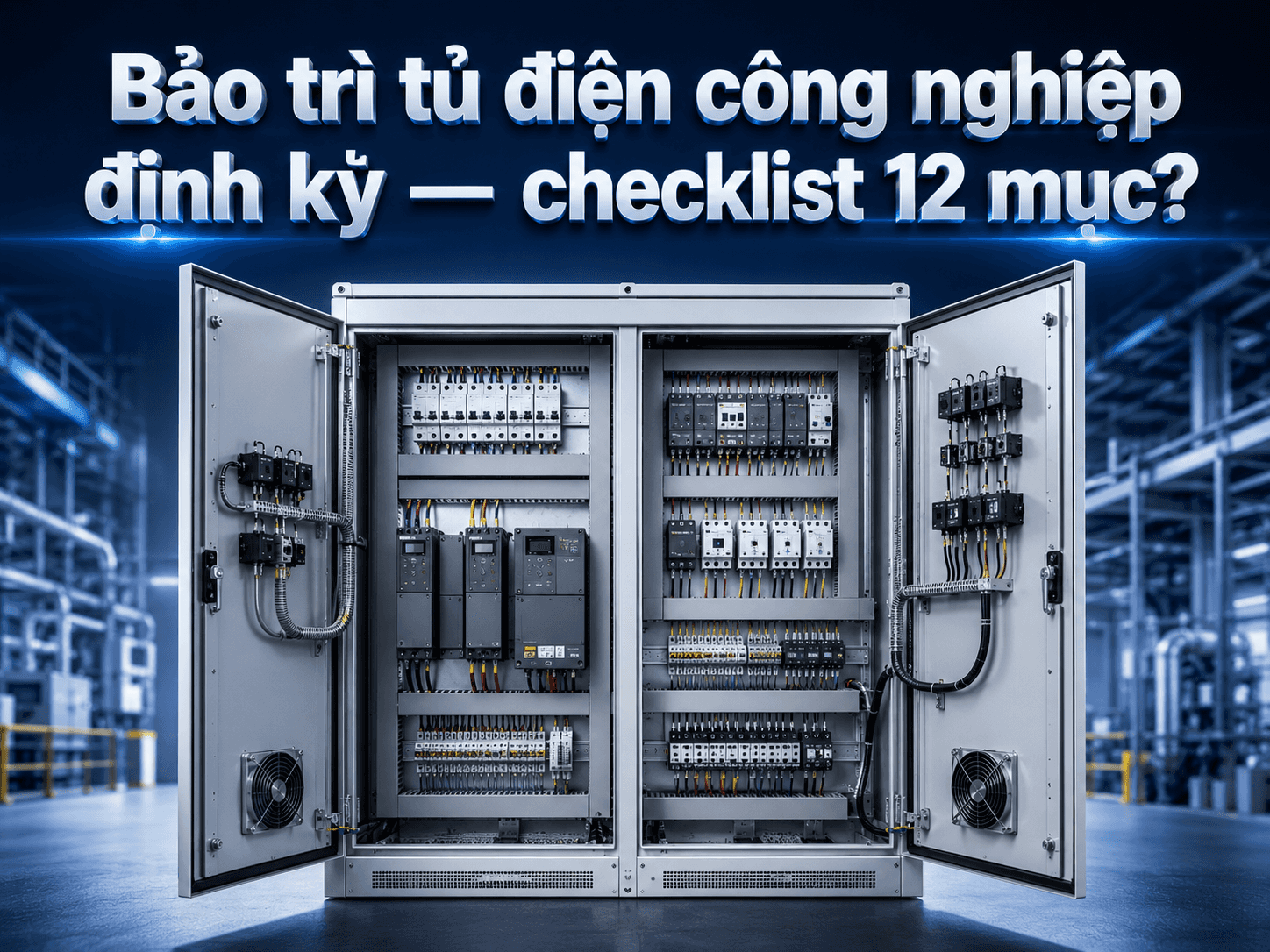 Bảo trì tủ điện công nghiệp định kỳ — checklist 12 mục — Hướng dẫn