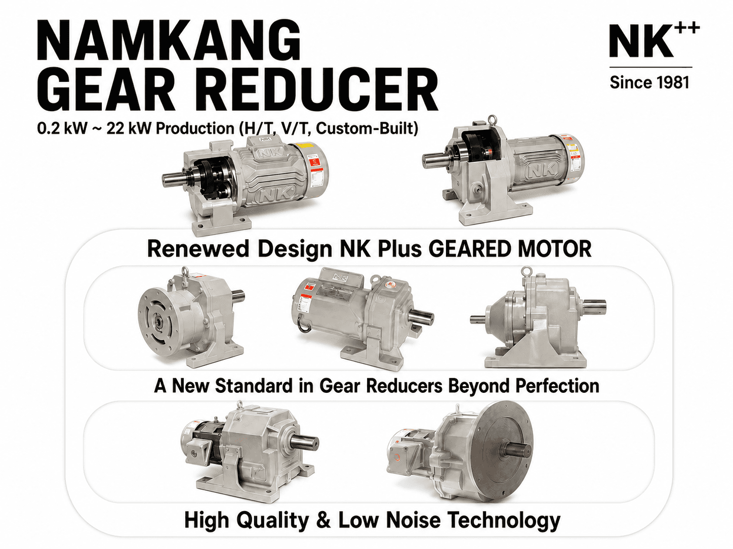 NK Geared Motor - Động cơ giảm tốc NK
