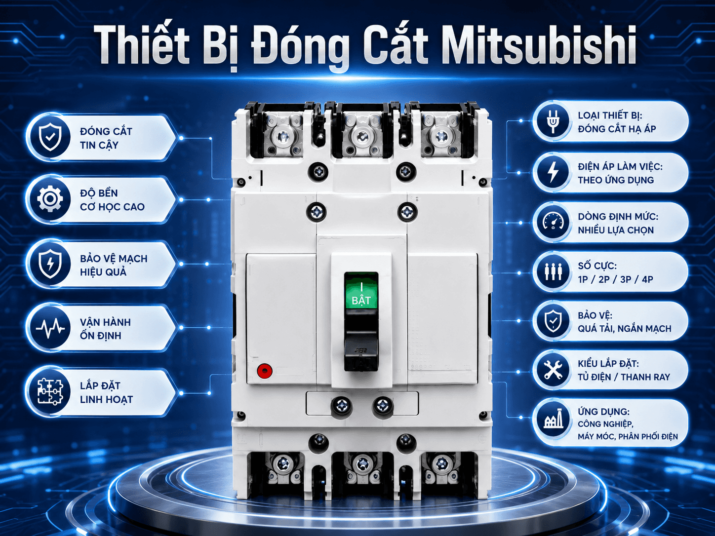 Thiết Bị Đóng Cắt Mitsubishi