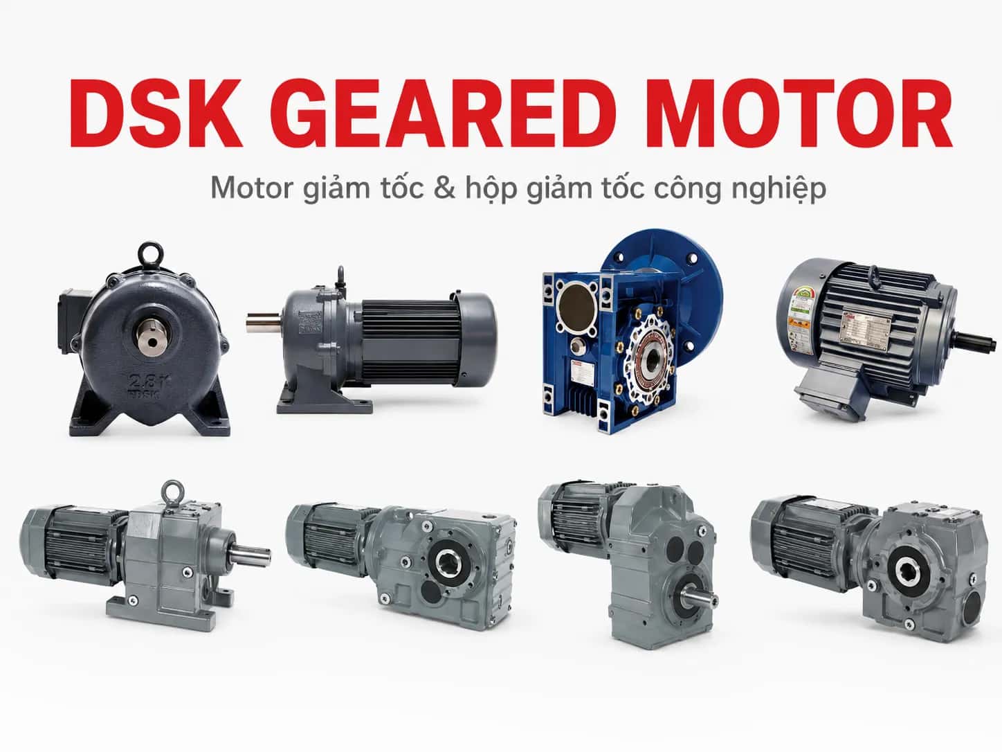 Giới Thiệu Động Cơ Giảm Tốc DSK Của Daesung Hàn Quốc