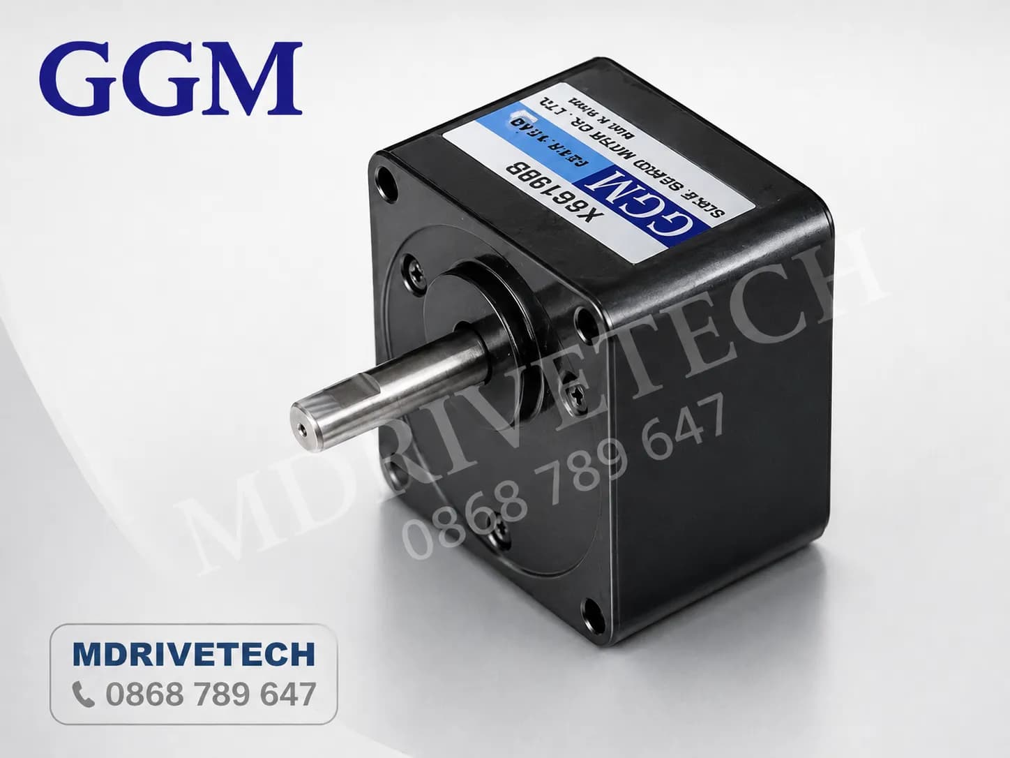 Fourniture de réducteurs GGM K7G pour moteurs GGM 15W (taille 70mm). Conseils pour la sélection des rapports de réduction K7G10B, K7G20B, K7G50B, K7G100B, K7G200B.