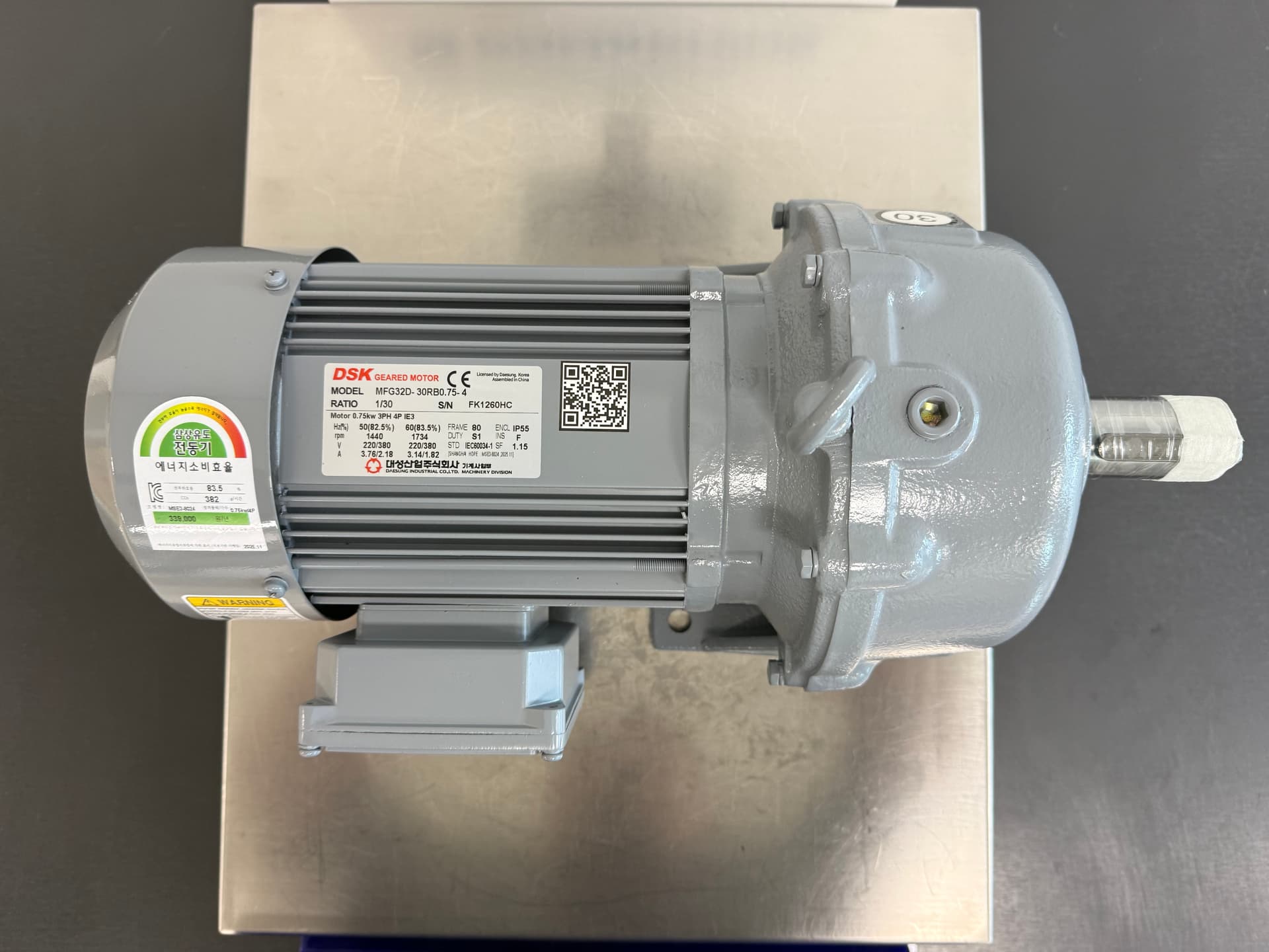 Động cơ giảm tốc chân đế (0.75kw) MFG32D-30RS0.75-4 — ảnh 4