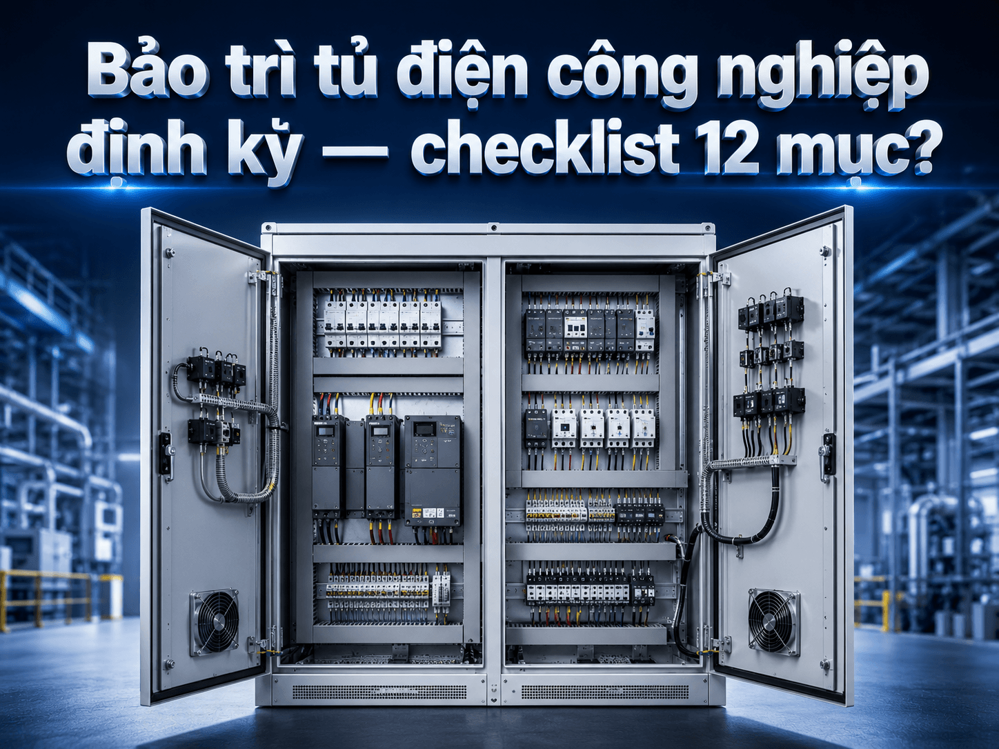 Bảo trì tủ điện công nghiệp định kỳ — checklist 12 mục — Hướng dẫn