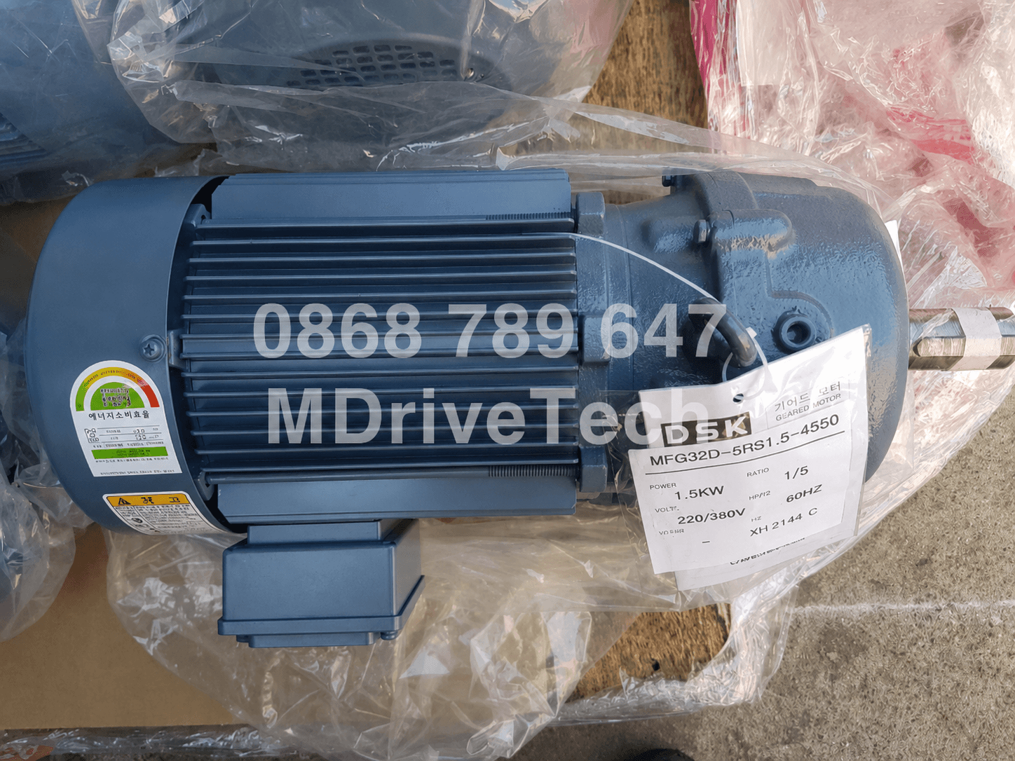 Động cơ giảm tốc chân đế (1.5kw) MFG32D-5RS1.5-4 — ảnh 8