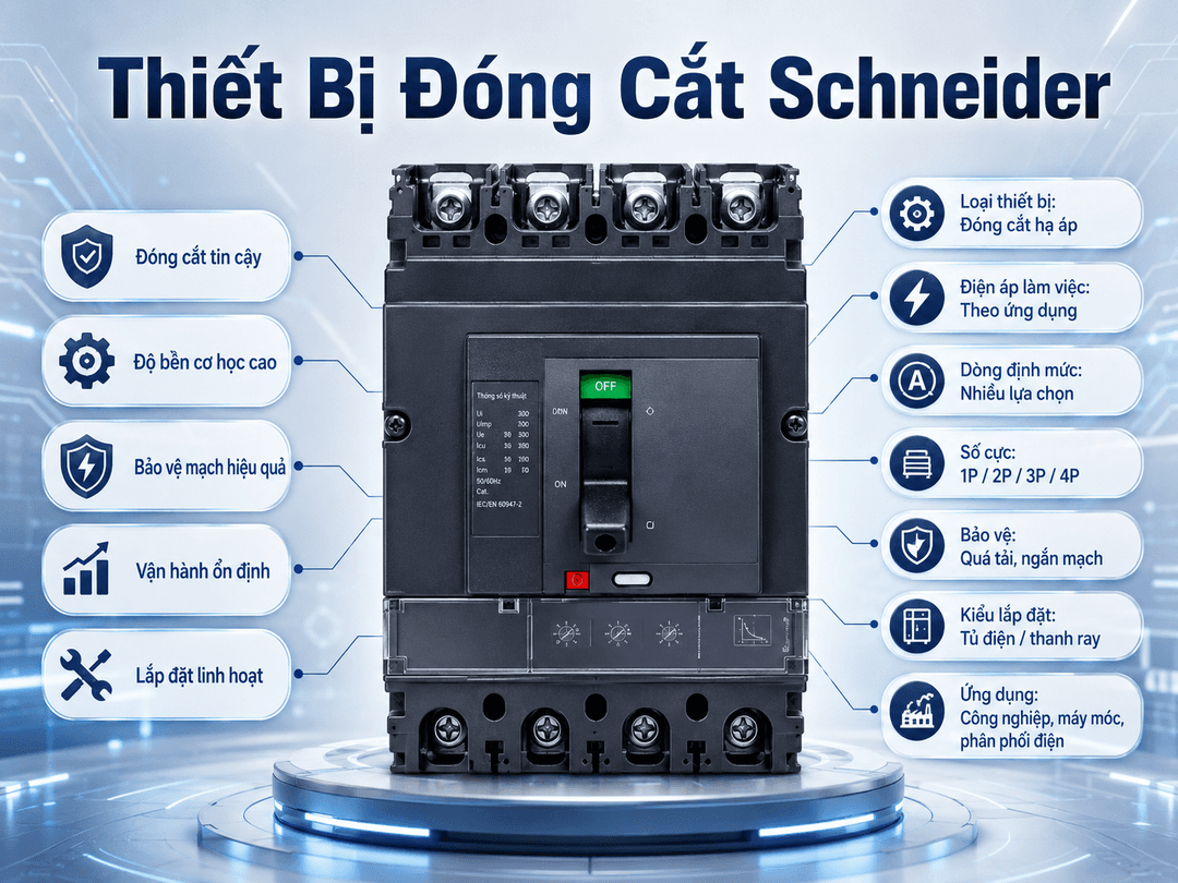 Thiết Bị Đóng Cắt Schneider