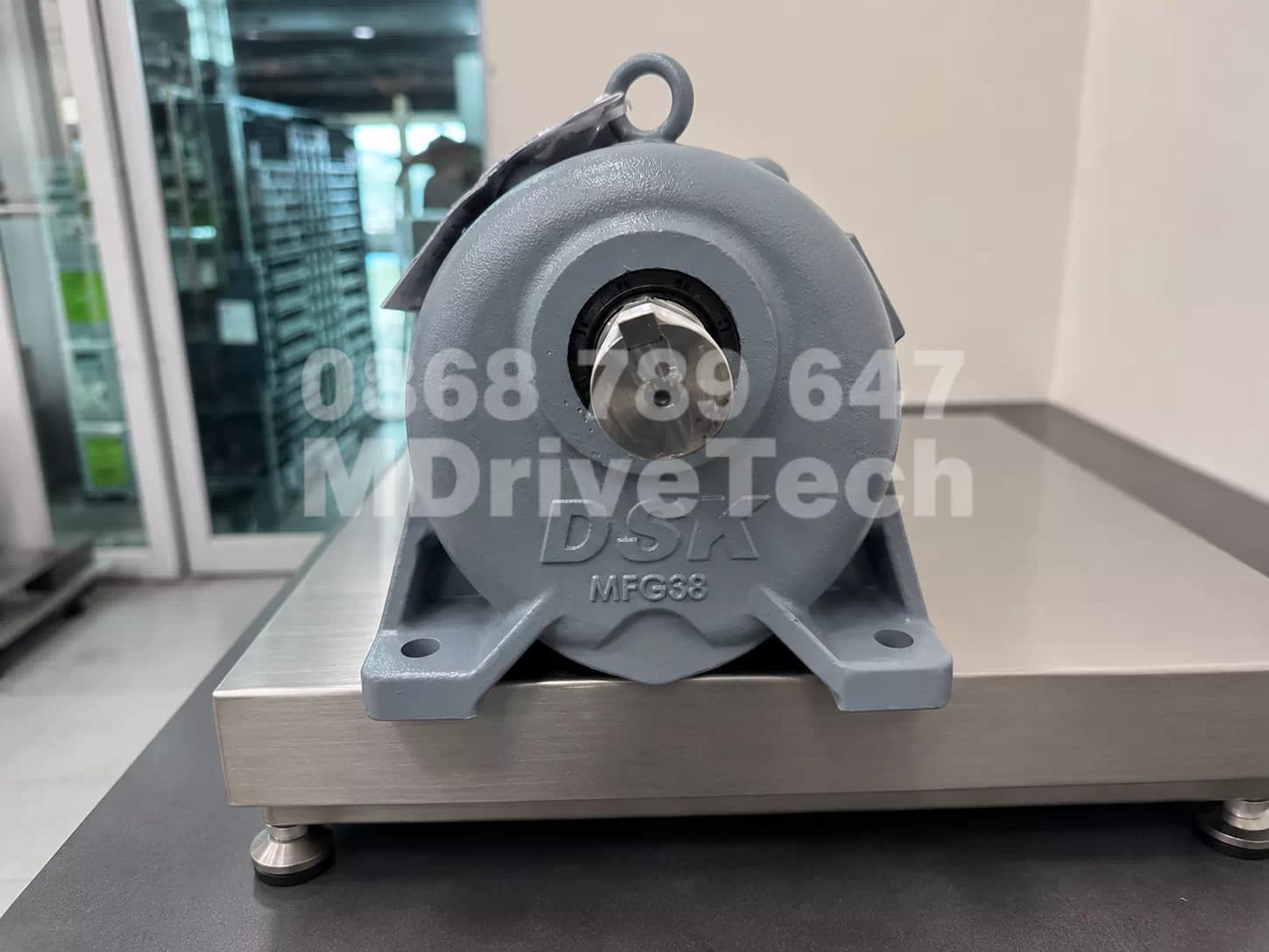 DSK Geared Motor label details