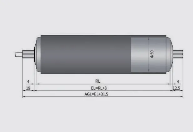 Rubber Covered Tube Surface